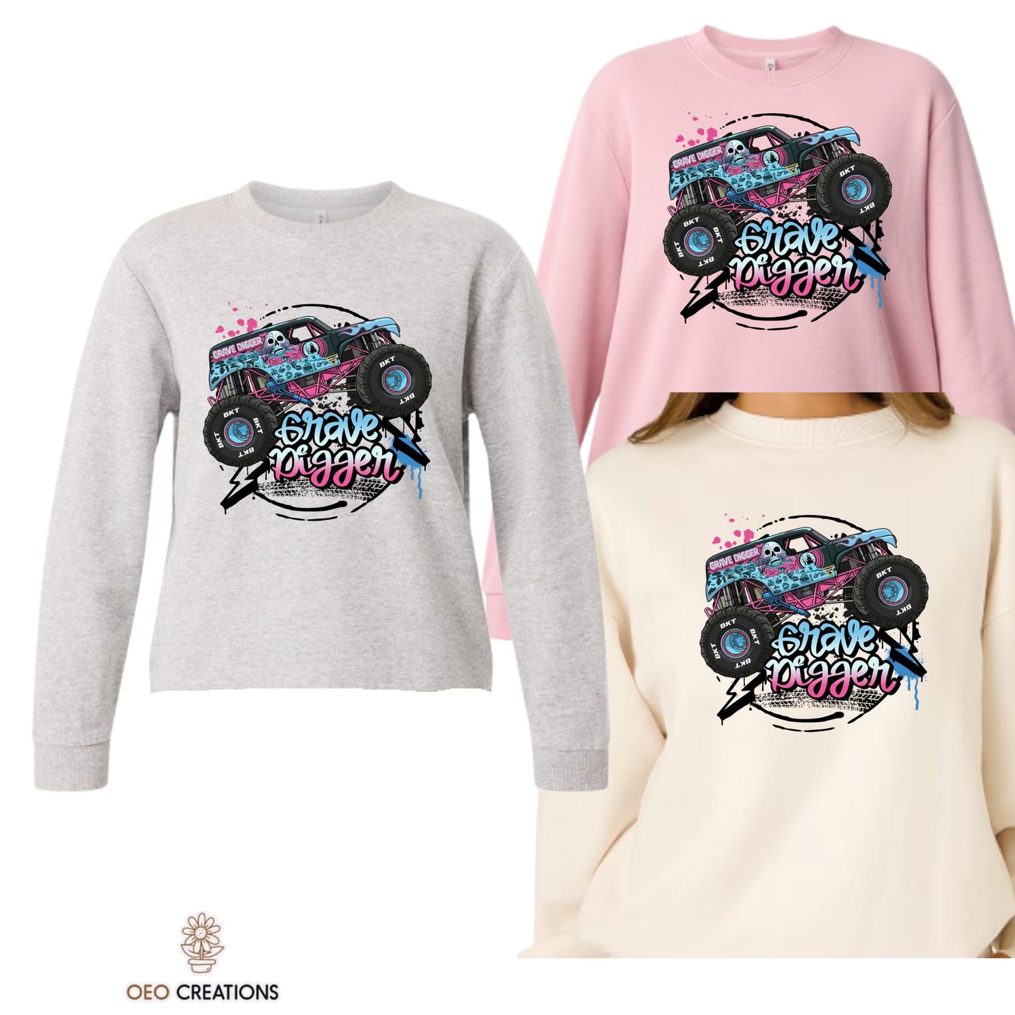 Adults Neon Grave Digger