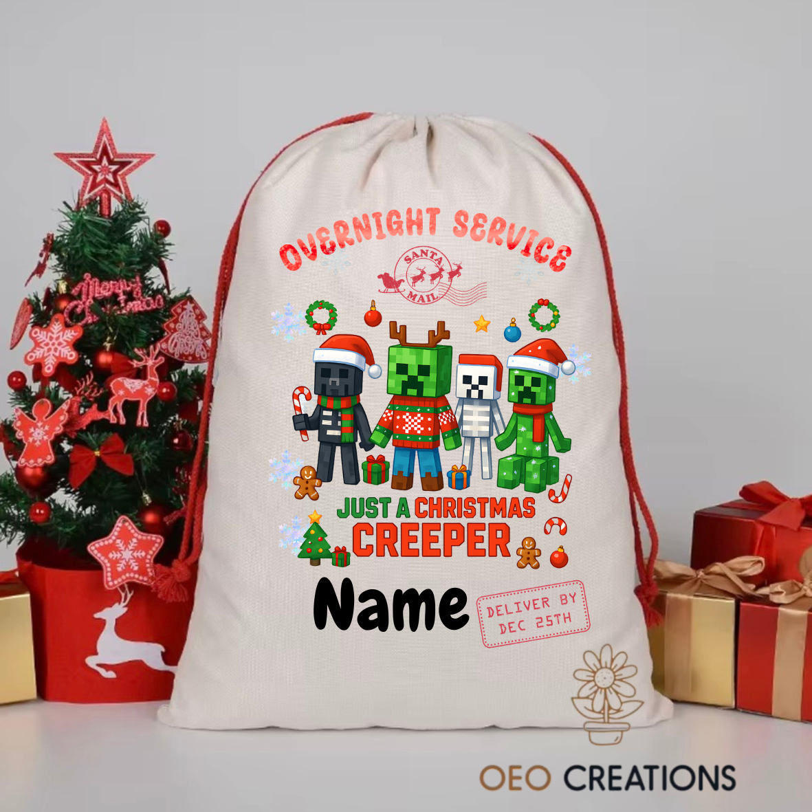 Minecraft Santa Sack