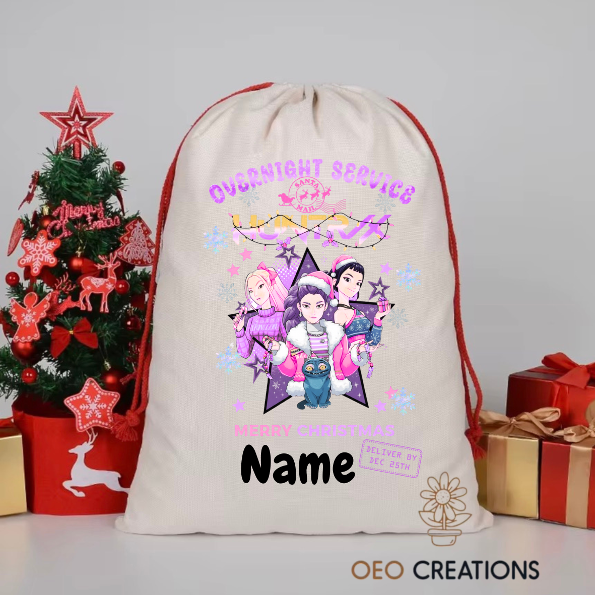 Kpop Demon Hunters Santa Sack