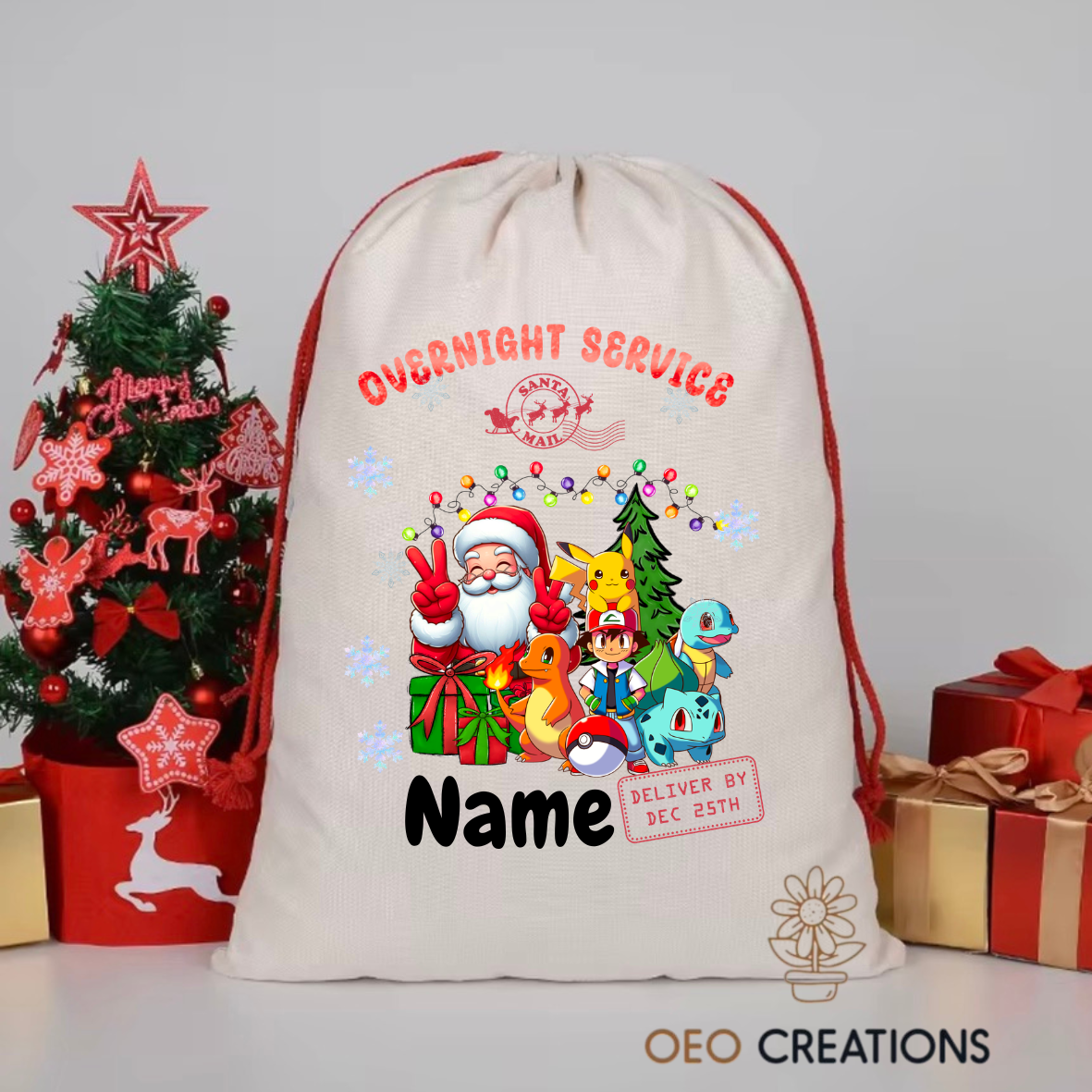 Pokemon Santa Sack