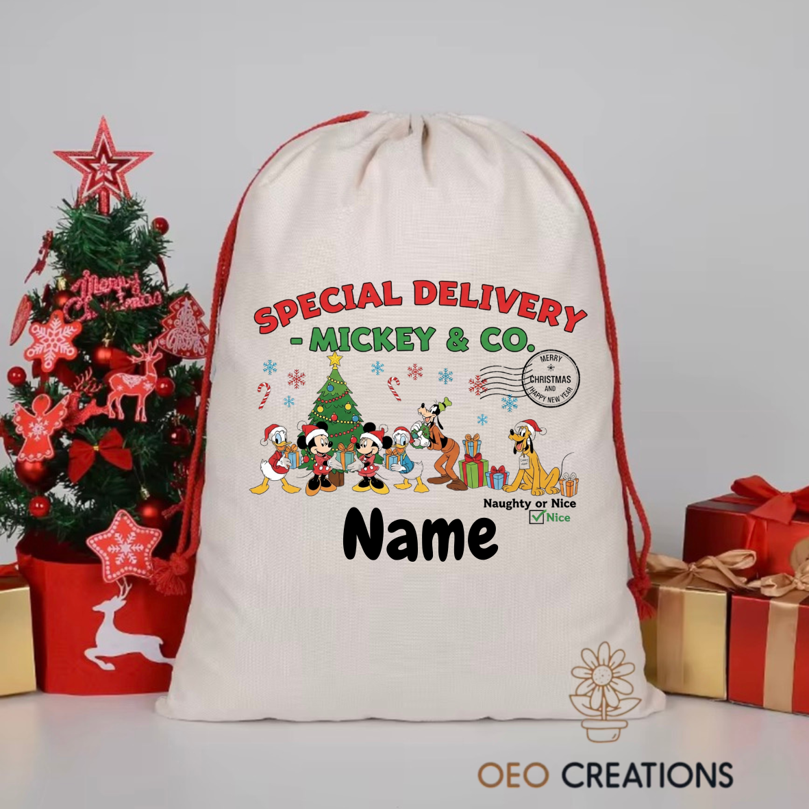 Mickey and Co Santa Sack