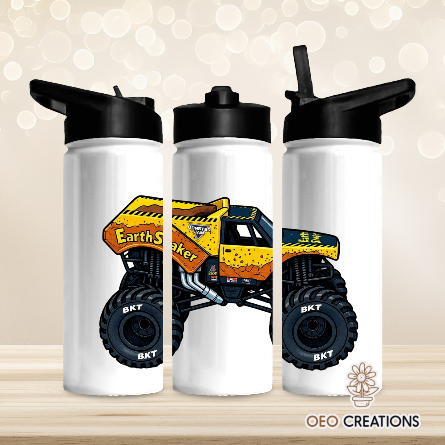 18oz Water Bottle Monster Jam 49