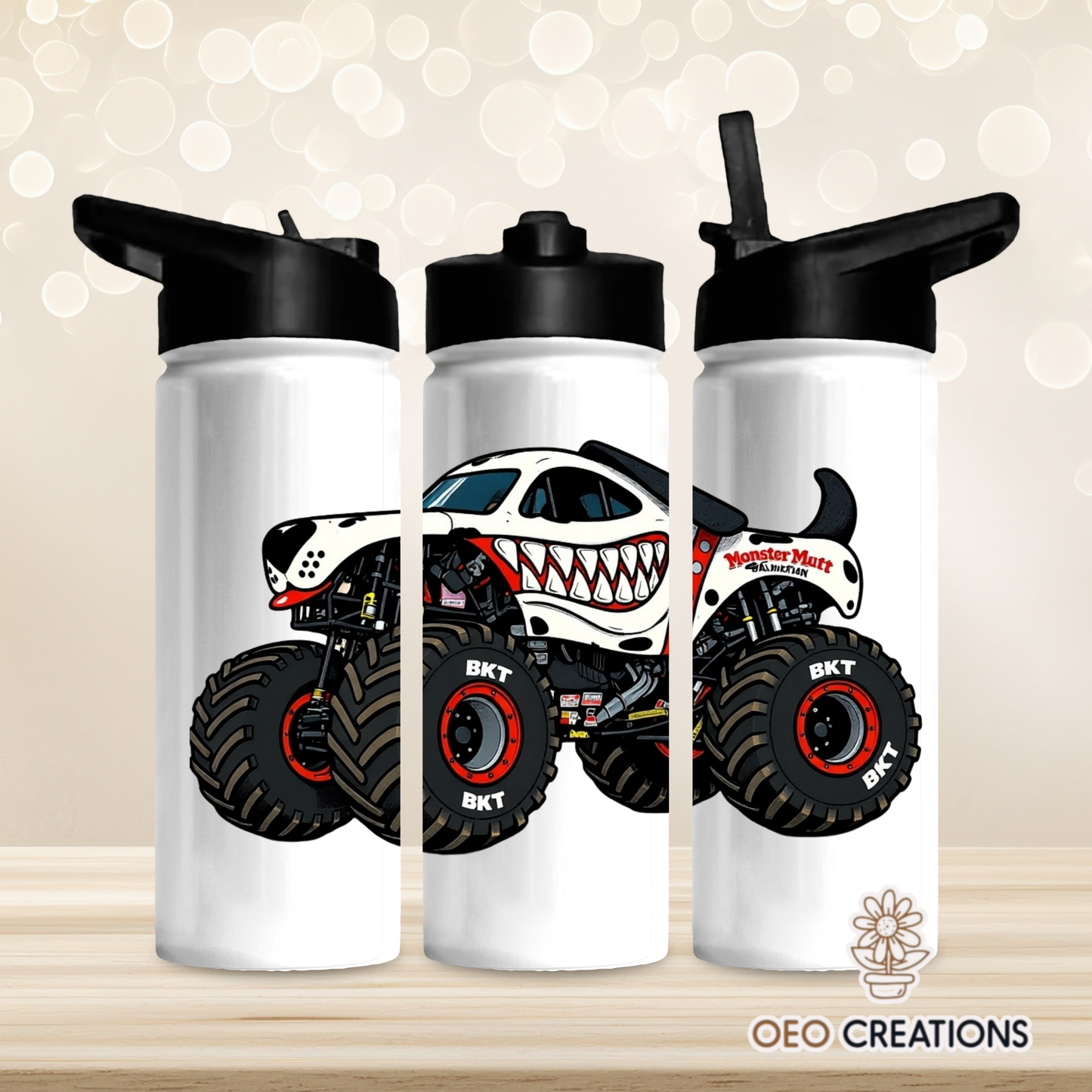 18oz Water Bottle Monster Jam 47