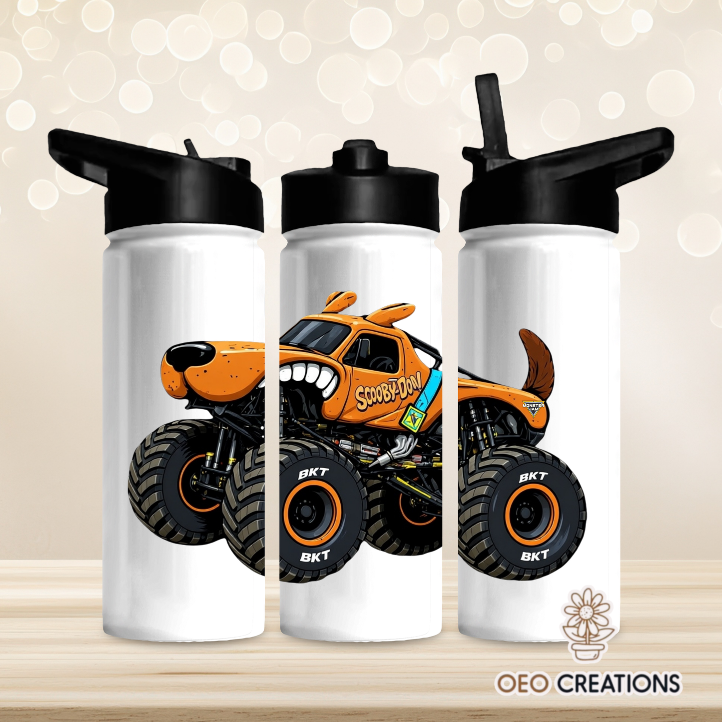 18oz Water Bottle Monster Jam 41