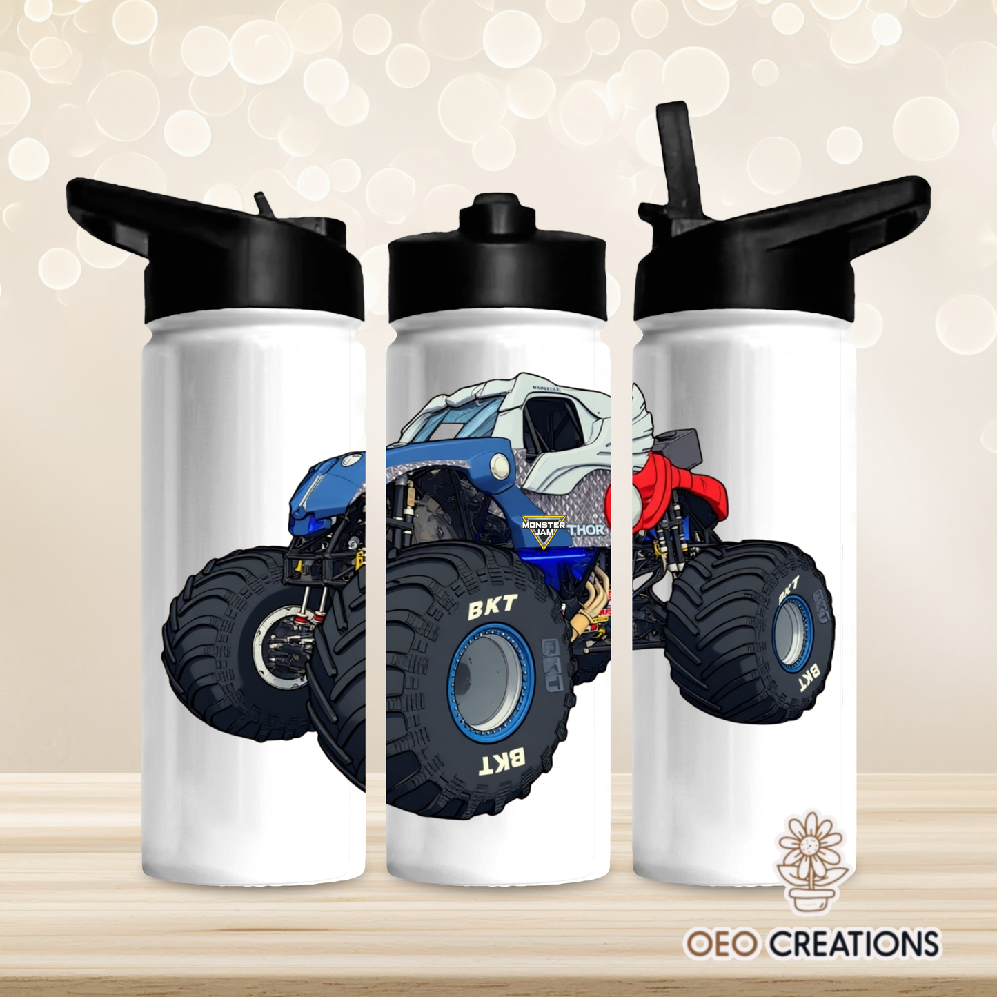 18oz Water Bottle Monster Jam 44