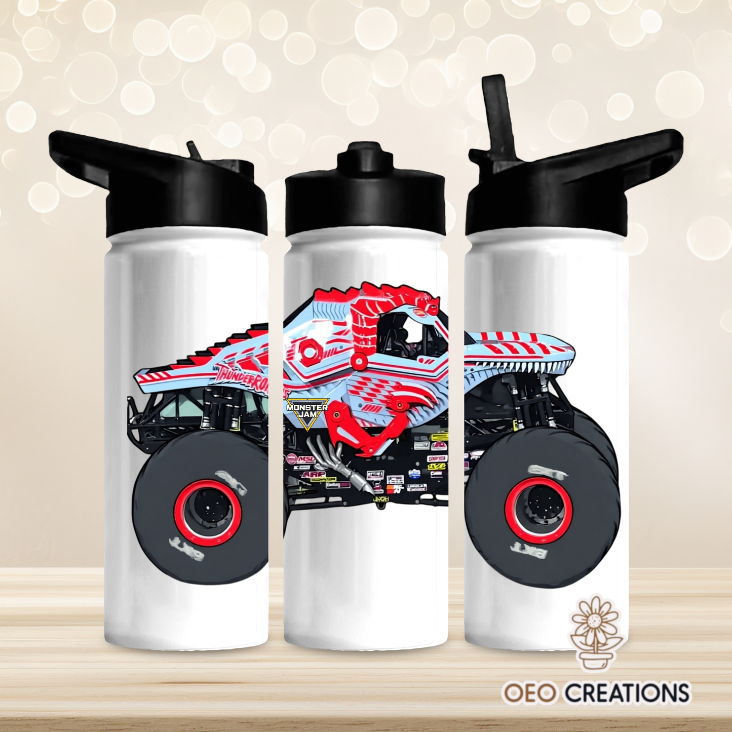 18oz Water Bottle Monster Jam 37