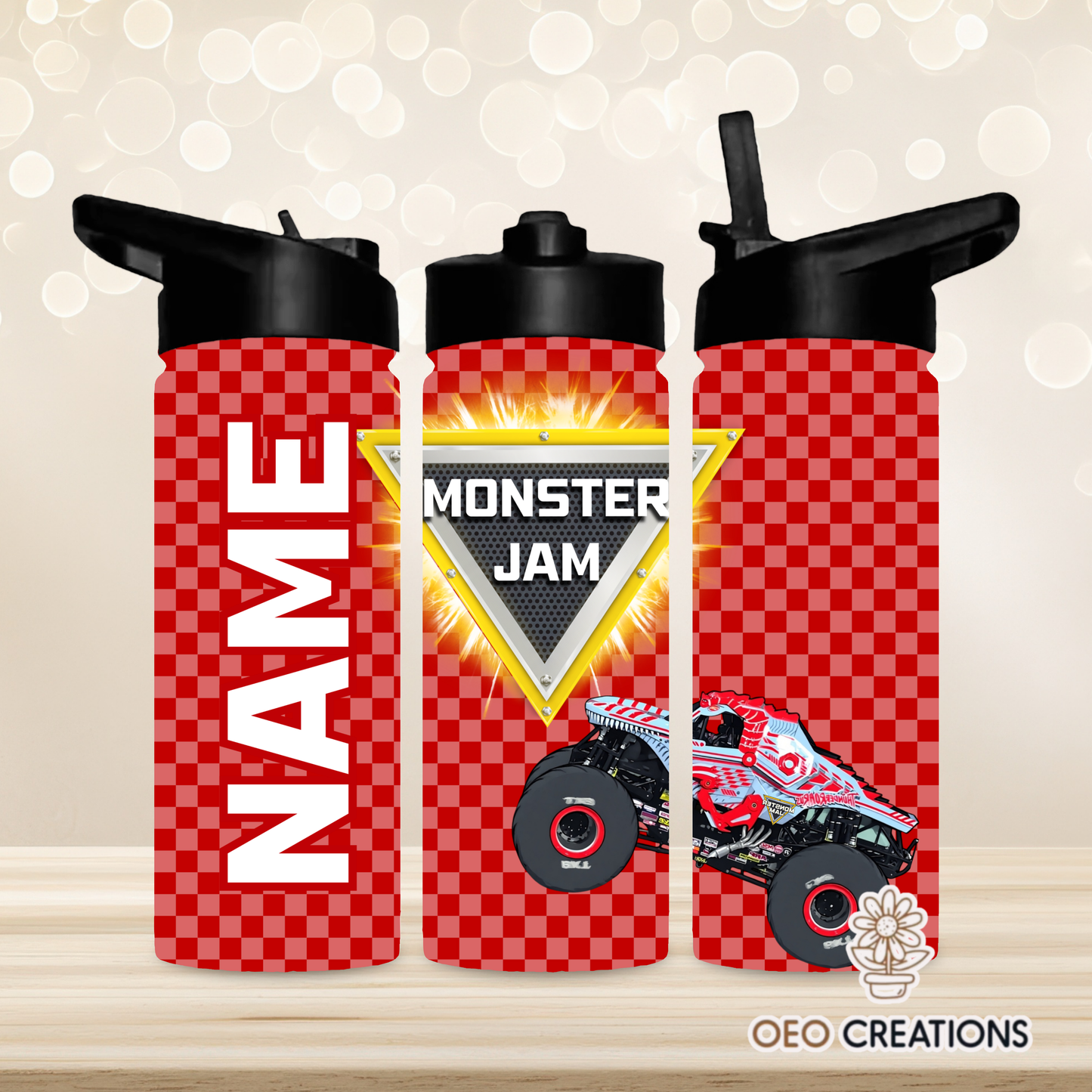18oz Water Bottle Monster Jam 29