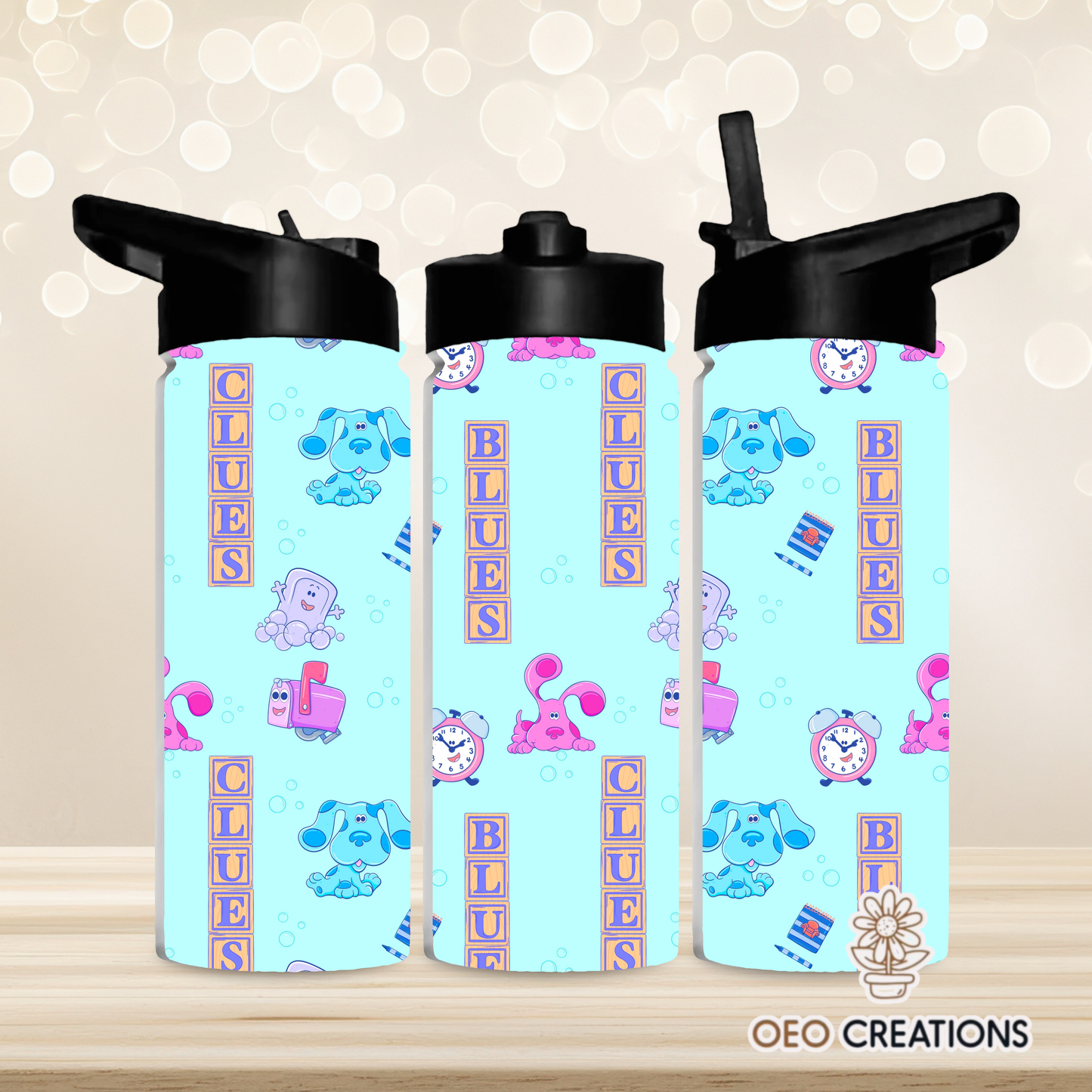 18oz Water- Blues Clues