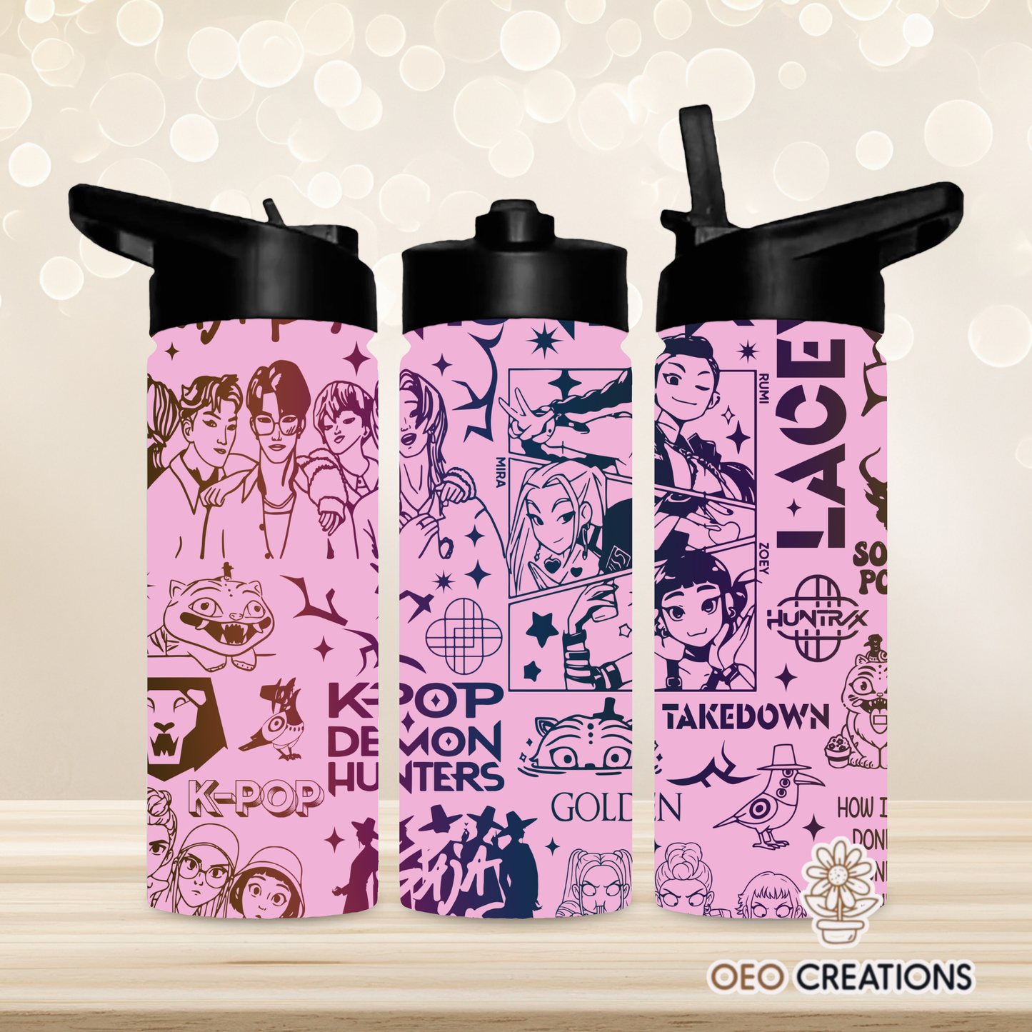 18oz Water Bottle Kpop 10