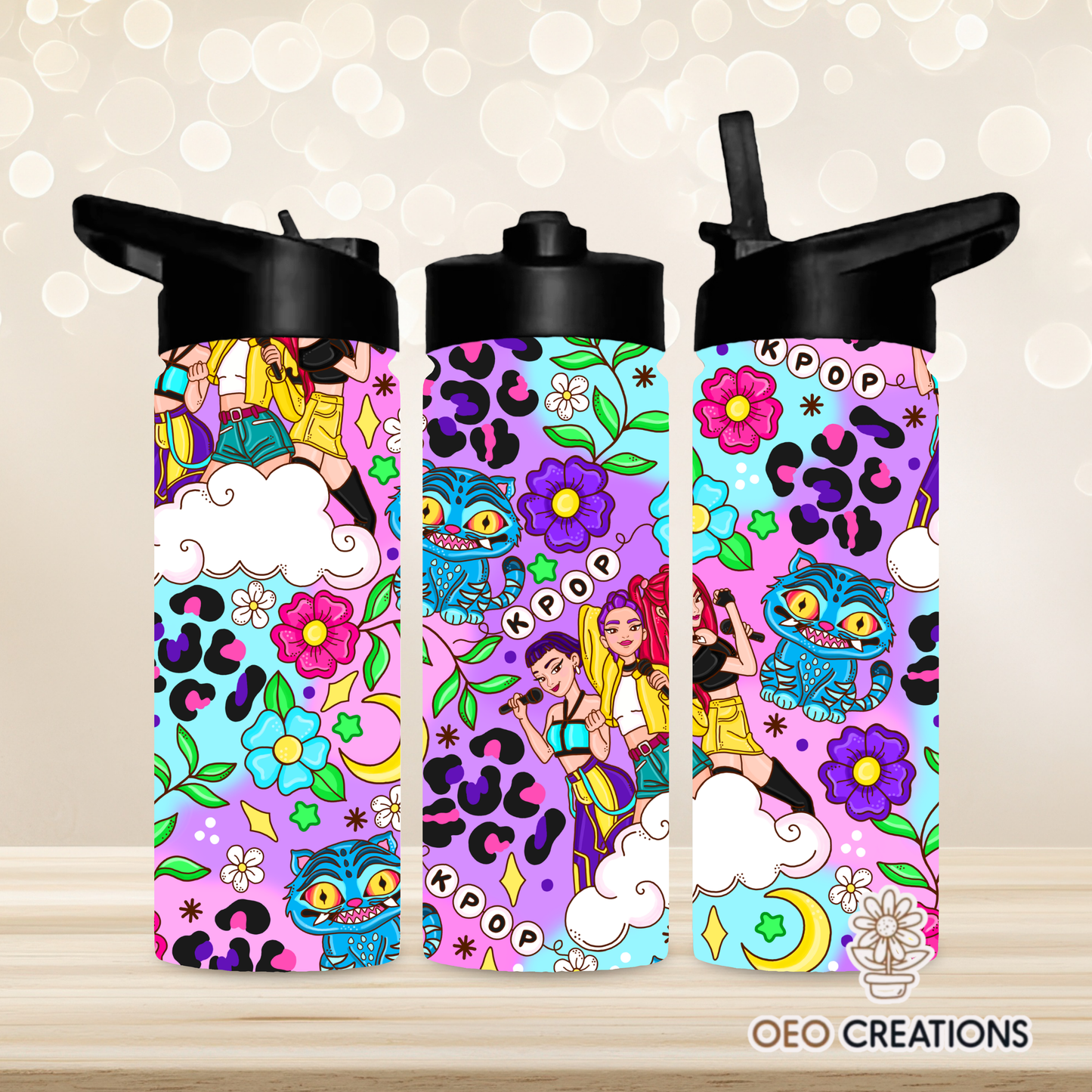 18oz Water Bottle Kpop 3
