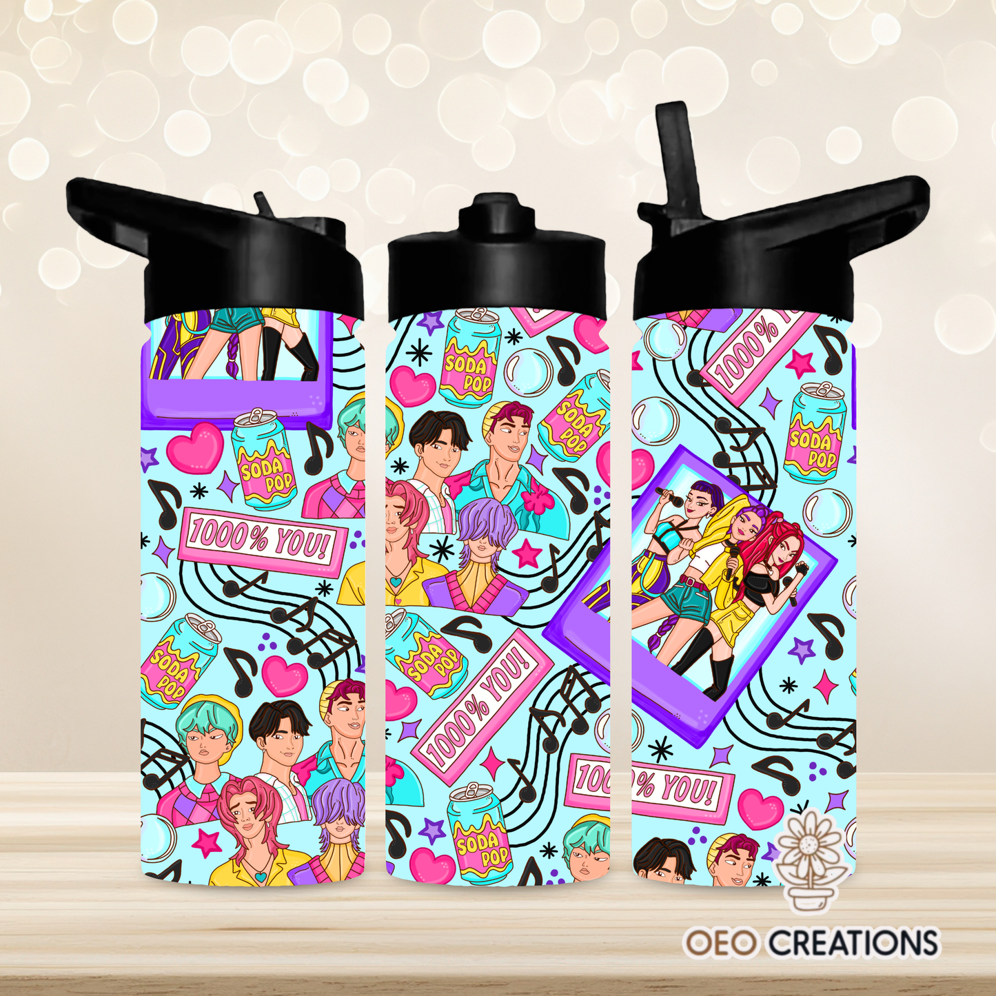 18oz Water Bottle Kpop 5