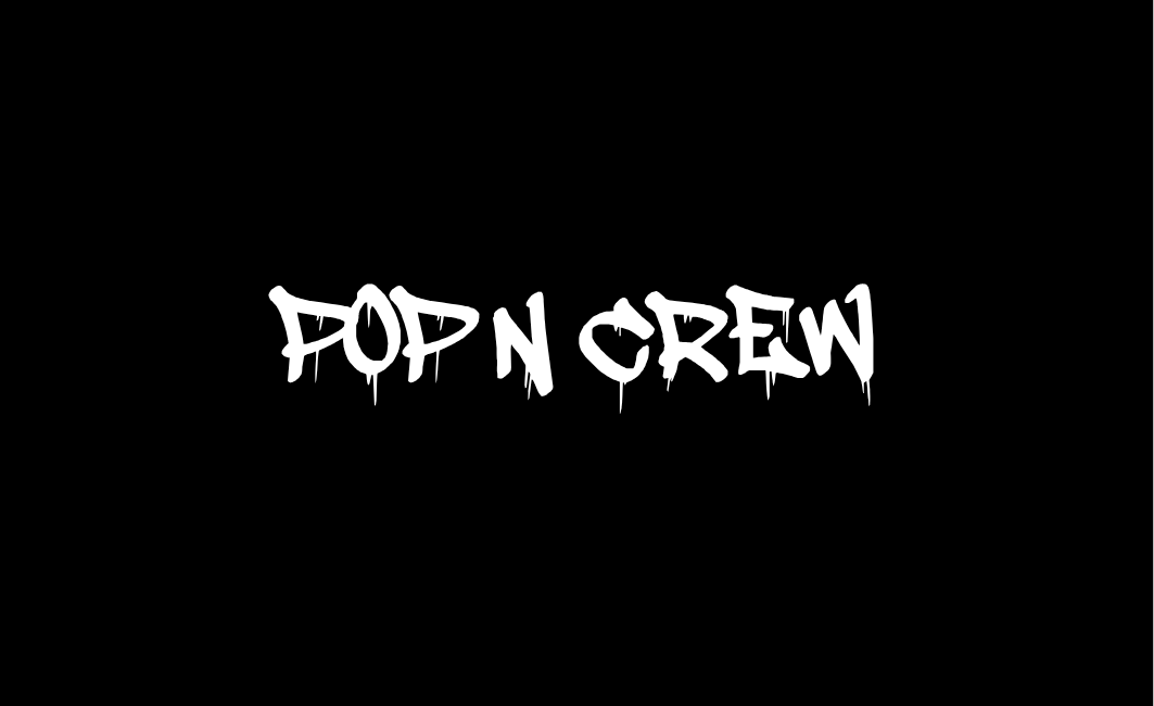 POP N CREW 75x14cm CAR STICKER