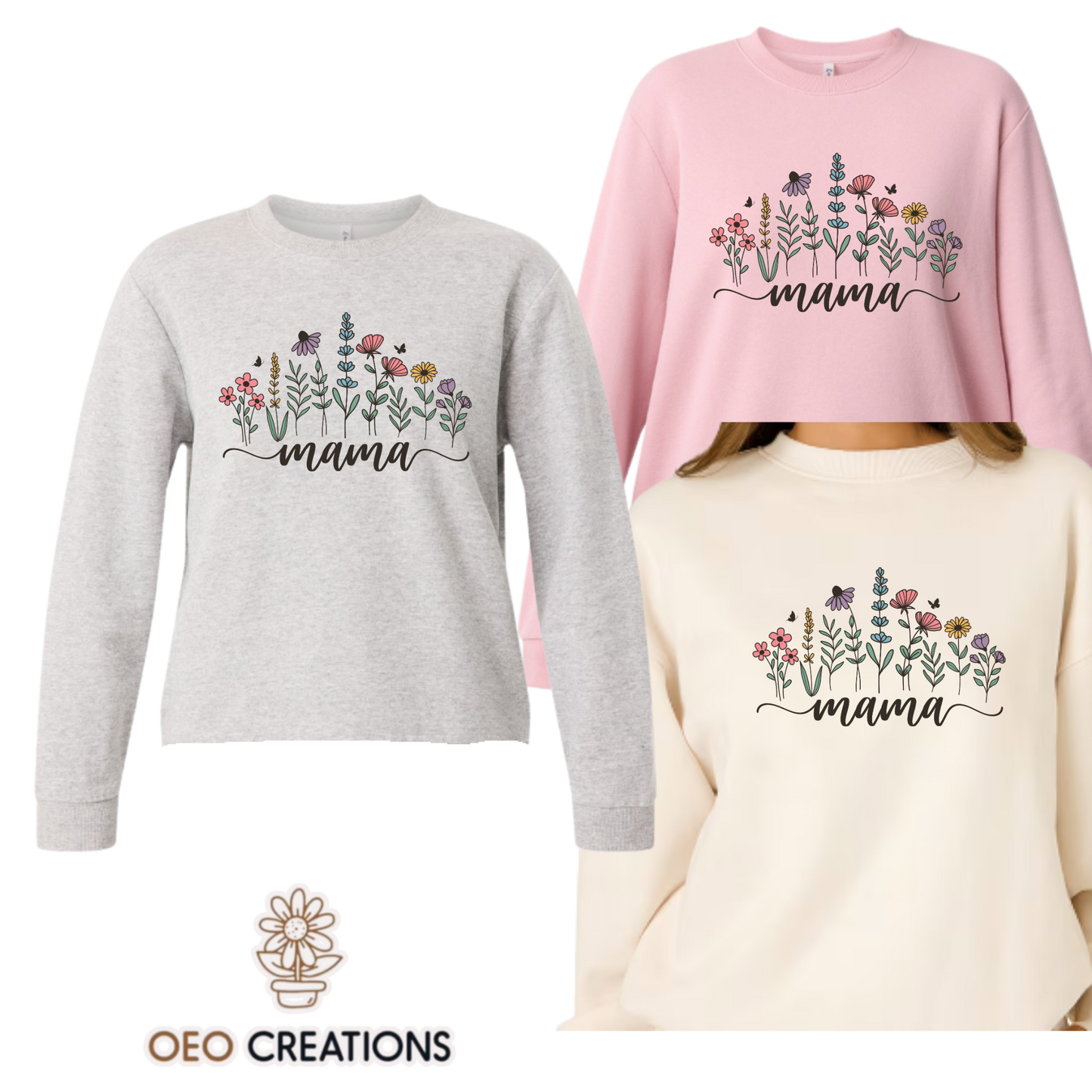 Mama Flowers Jumper