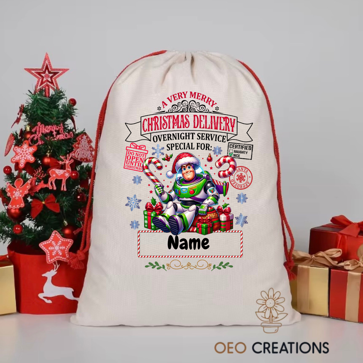 Buzz Santa Sack