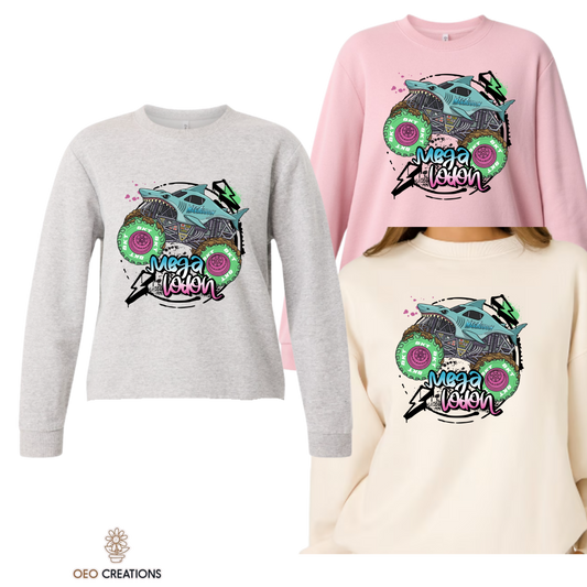 Adults Neon Megalodon