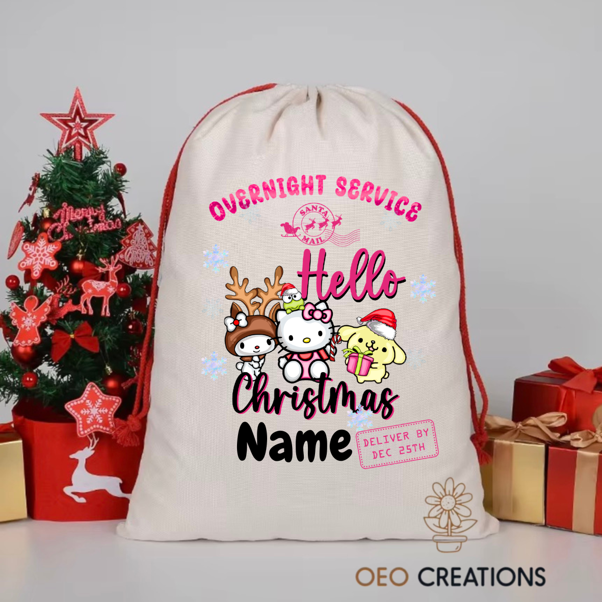 Hello Kitty Santa Sack
