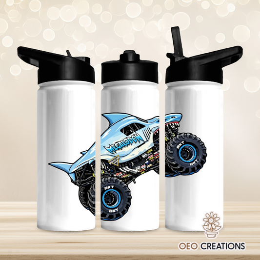 18oz Water Bottle Monster Jam 45