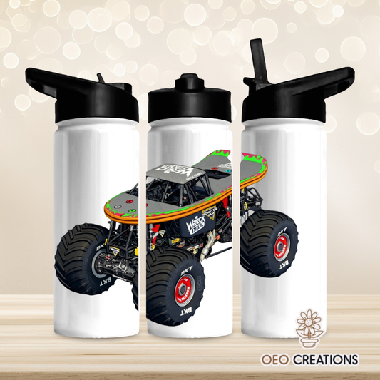 18oz Water Bottle Monster Jam 43