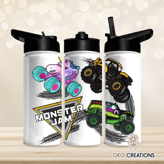 18oz Water Bottle Monster Jam 40