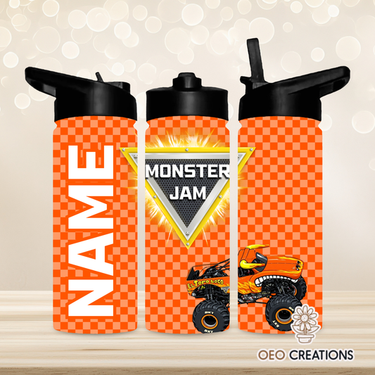 18oz Water Bottle Monster Jam 34