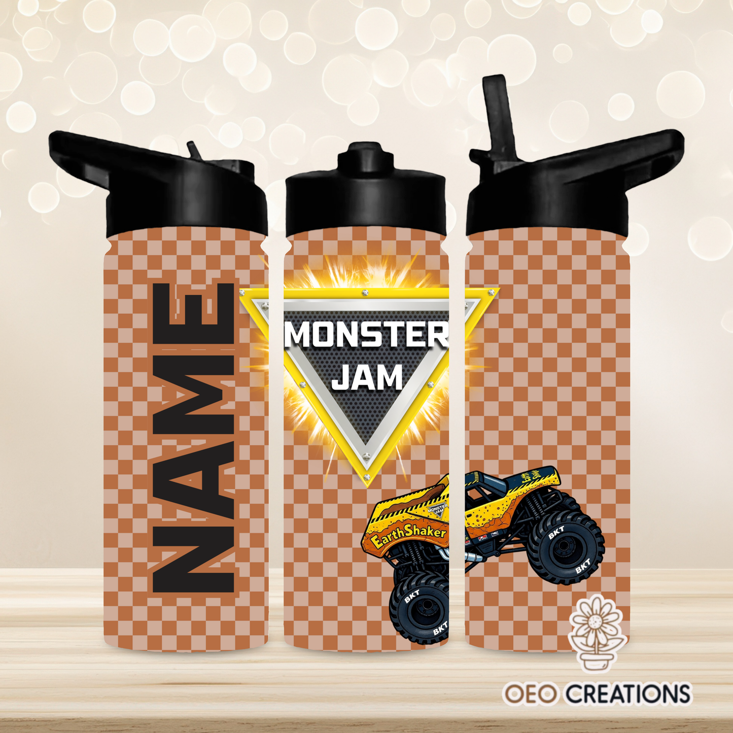 18oz Water Bottle Monster Jam 27