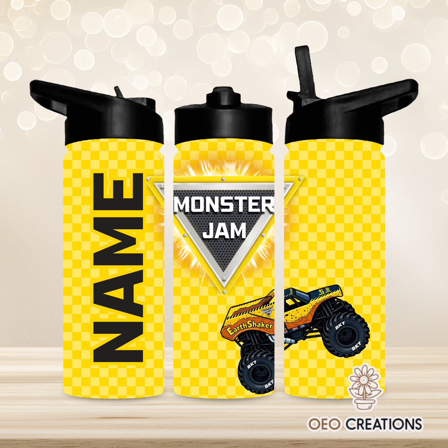 18oz Water Bottle Monster Jam 28