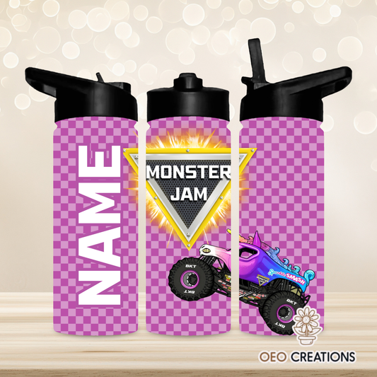 18oz Water Bottle Monster Jam 22