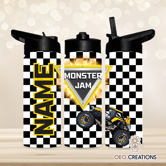 18oz Water Bottle Monster Jam 15