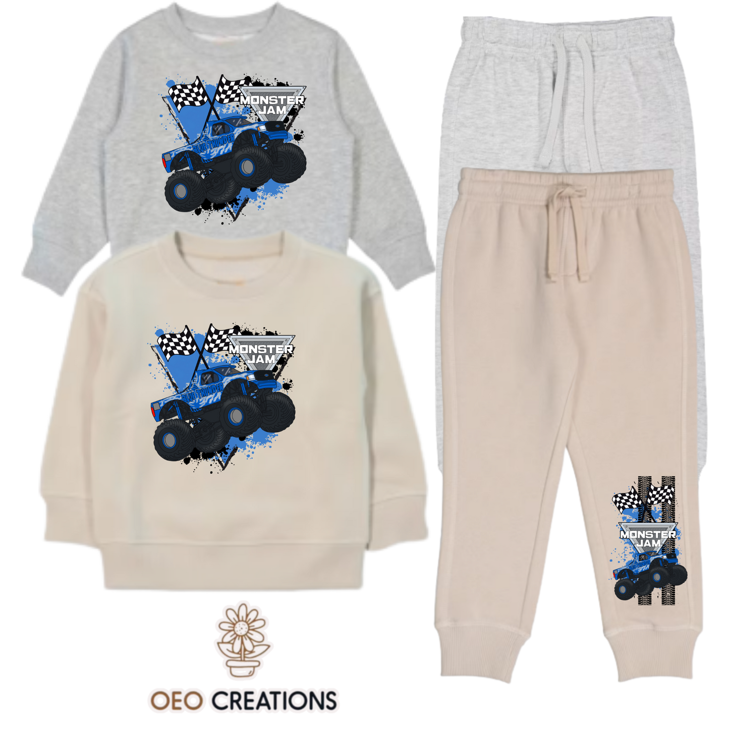 Blue Thunder Flag Tracksuit Set