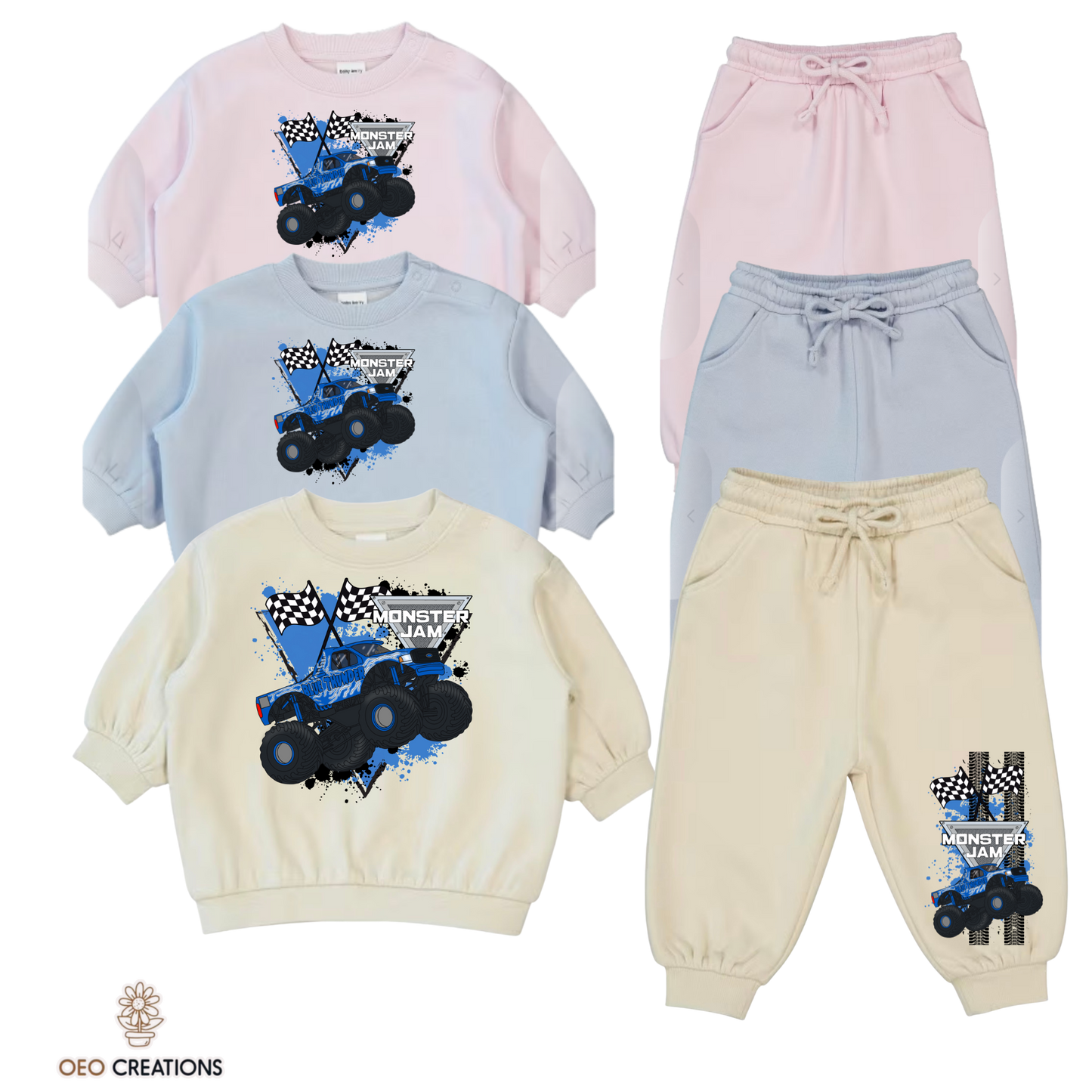 Blue Thunder Flag Tracksuit Set