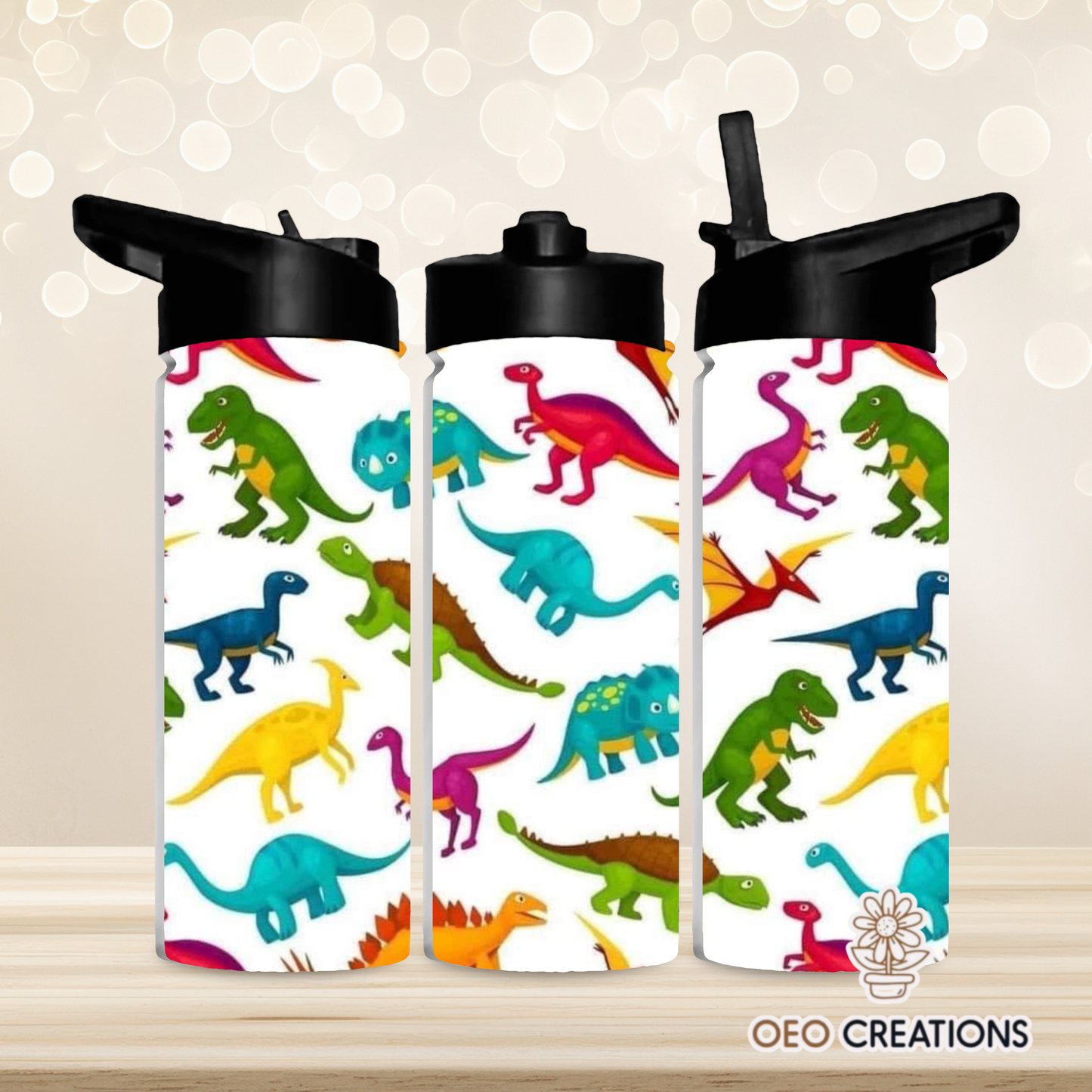18oz Water- Dino 2
