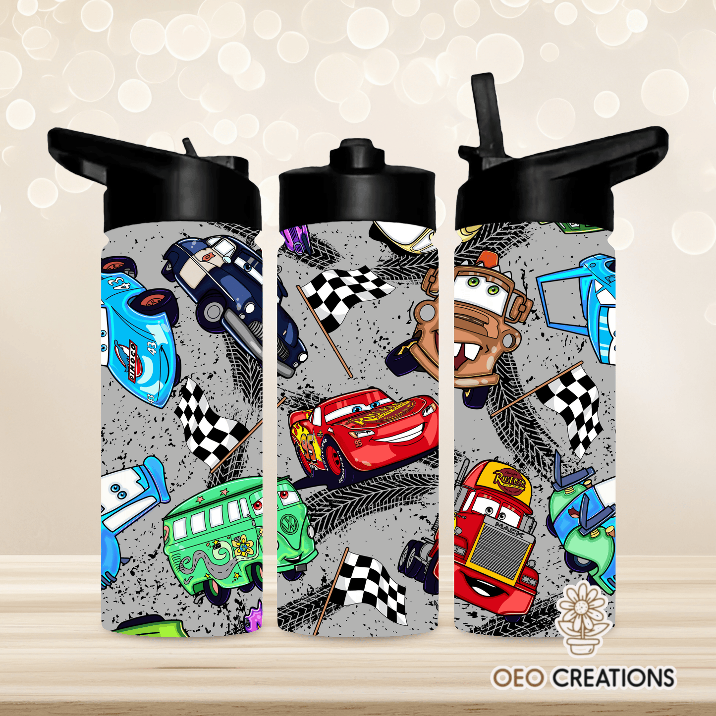 18oz Water Bottle Cars