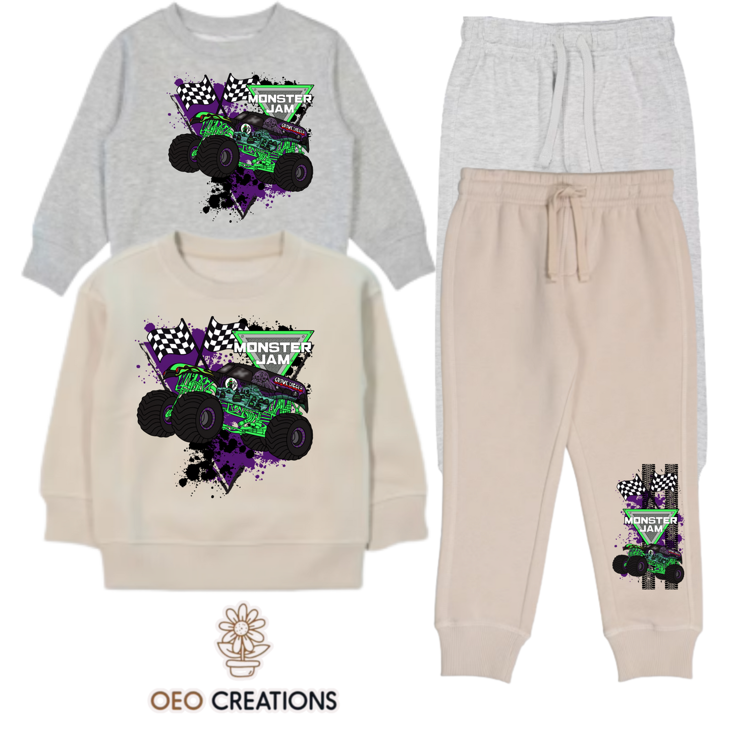 Grave Digger Flag Tracksuit Set