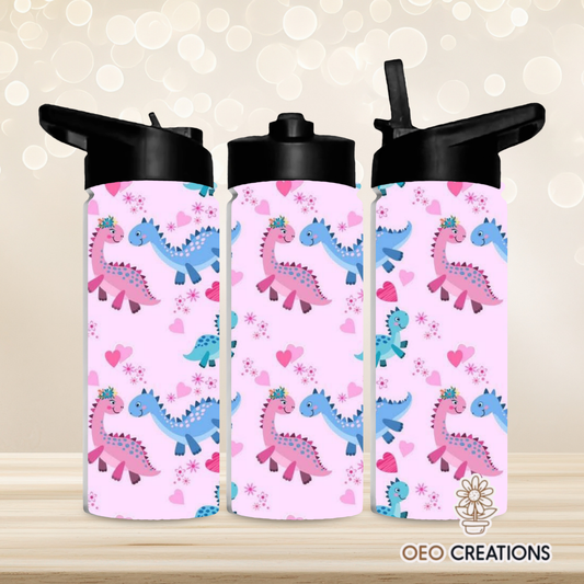 18oz Water- Dino