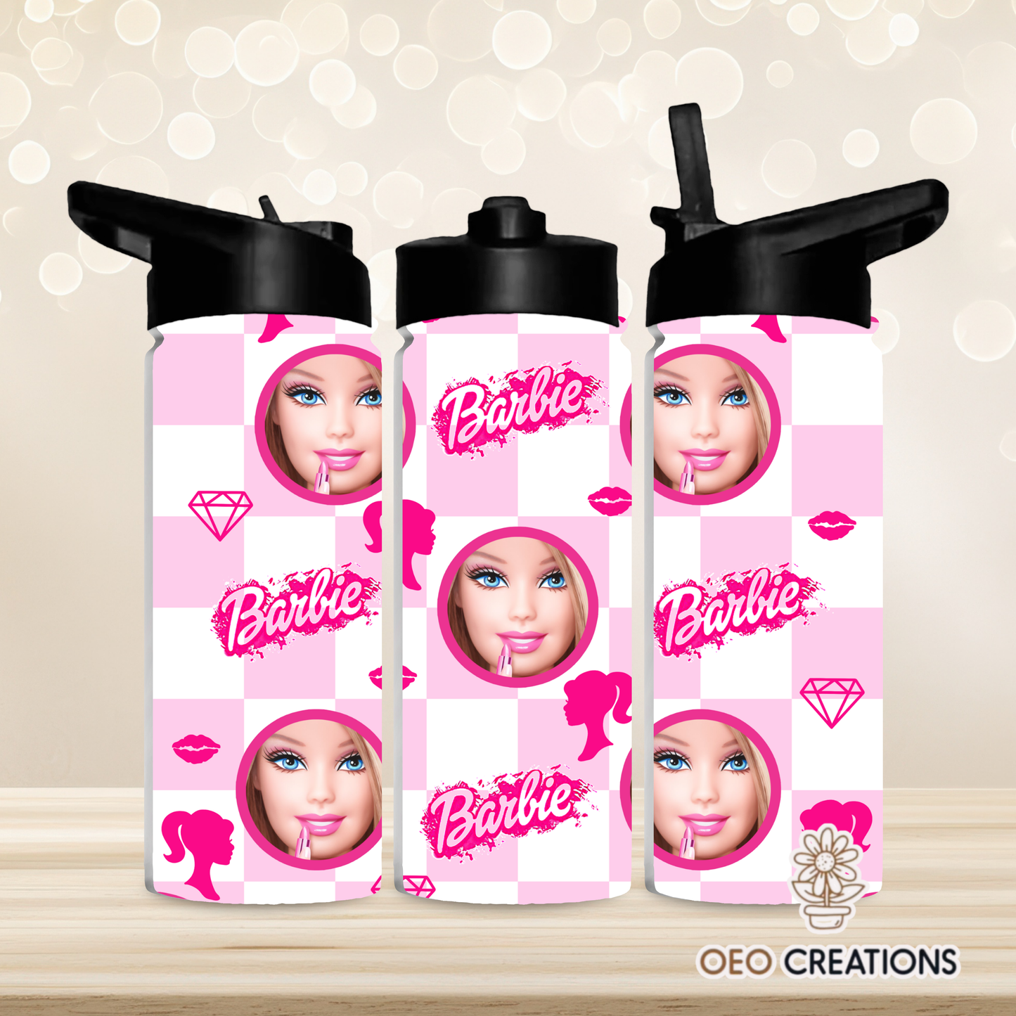 18oz Water- Barbie