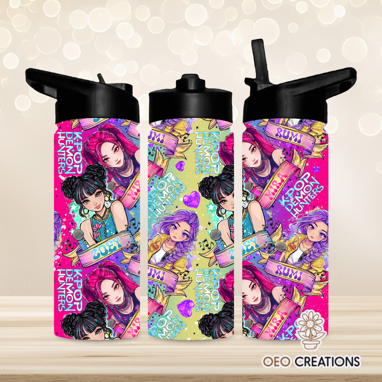 18oz Water Bottle Kpop 1
