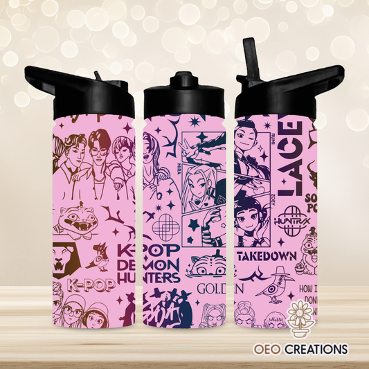 18oz Water Bottle Kpop 10
