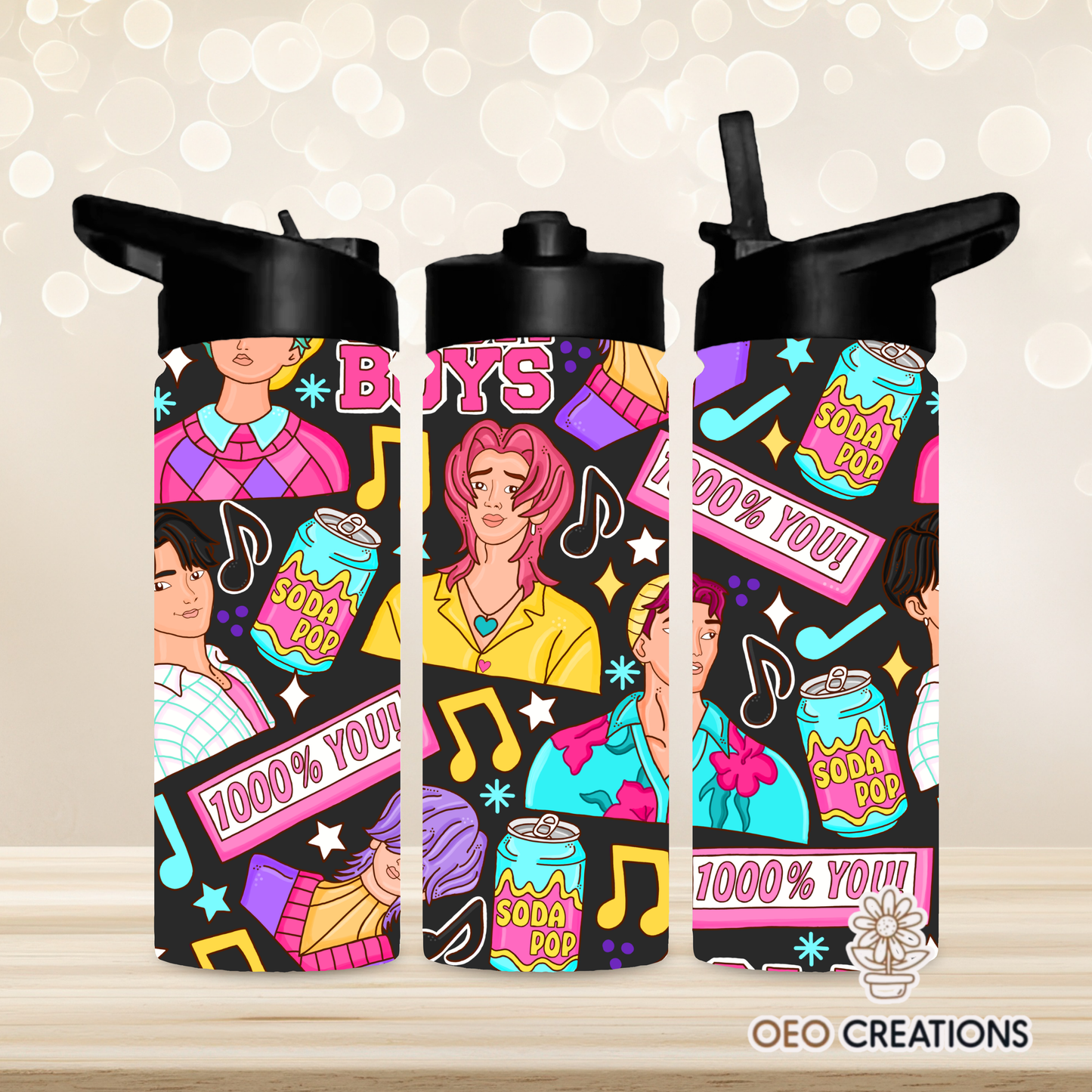 18oz Water Bottle Kpop 2