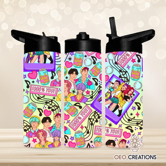 18oz Water Bottle Kpop 4