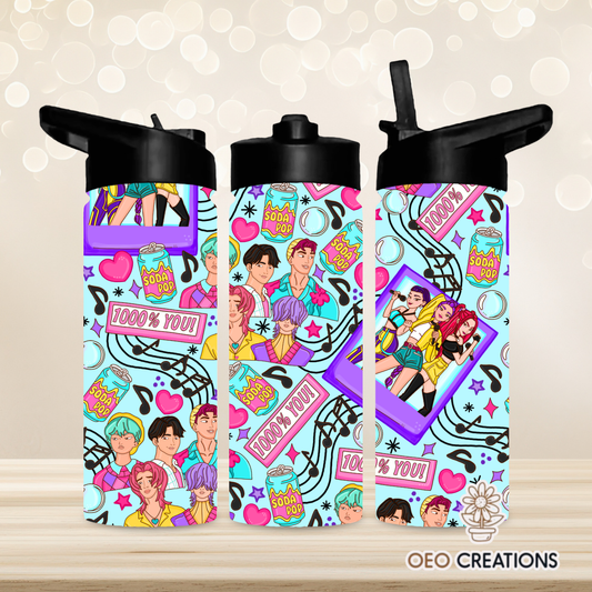 18oz Water Bottle Kpop 5