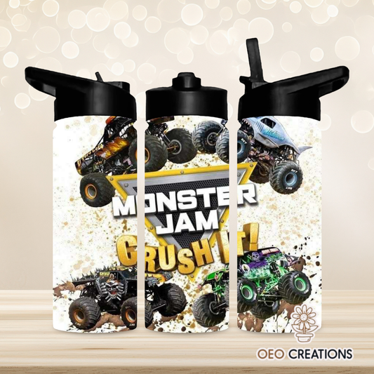 18oz Water Bottle Monster Jam 2