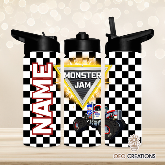 18oz Water Bottle Monster Jam 51