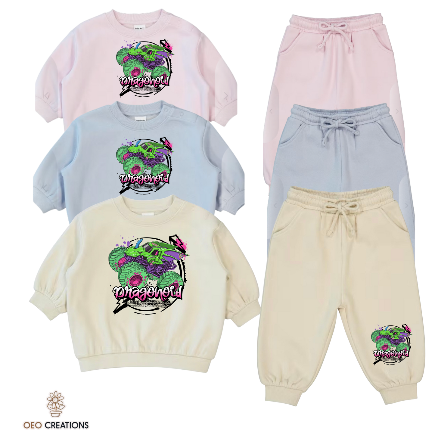 Neon Dragonoid Tracksuit Set