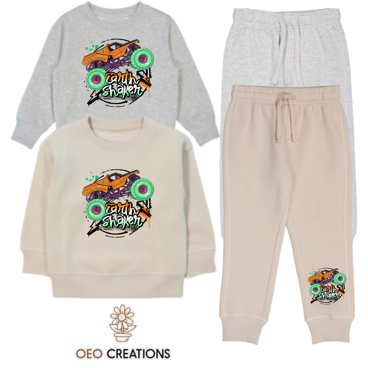 Neon Earth Shaker Tracksuit Set