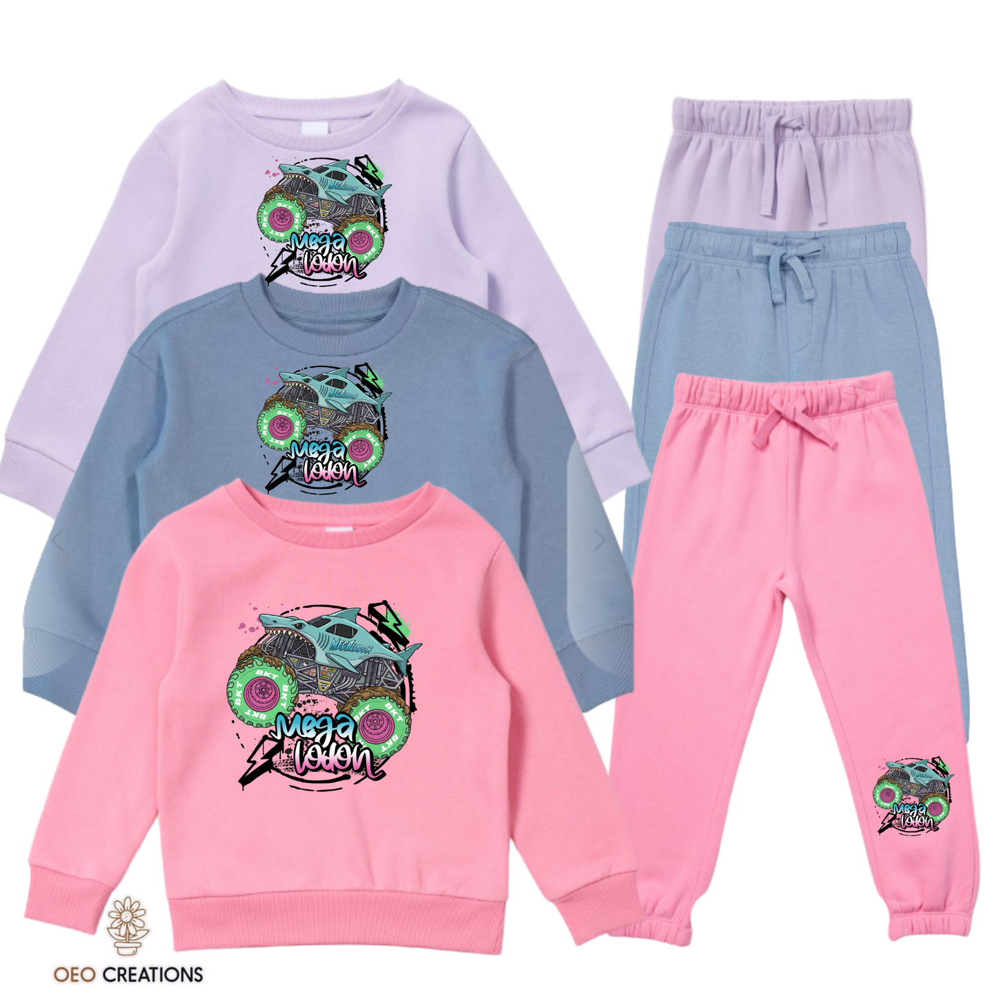 Neon Megalodon Tracksuit Set