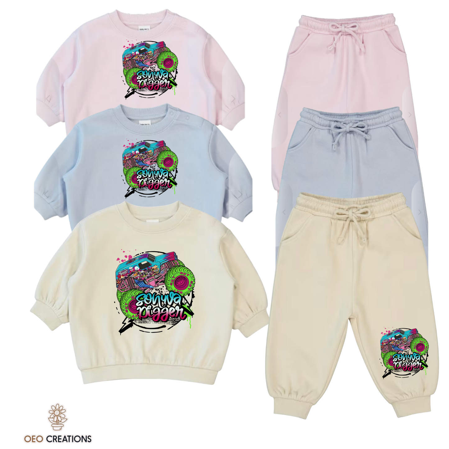 Neon Son Va Digger Tracksuit Set