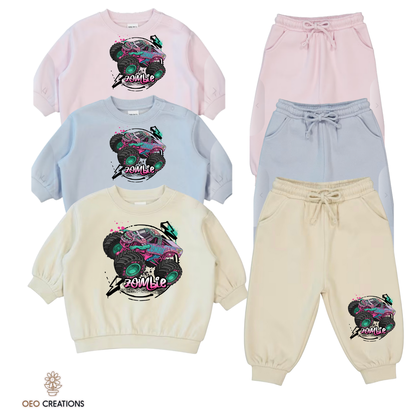 Neon Zombie Tracksuit Set