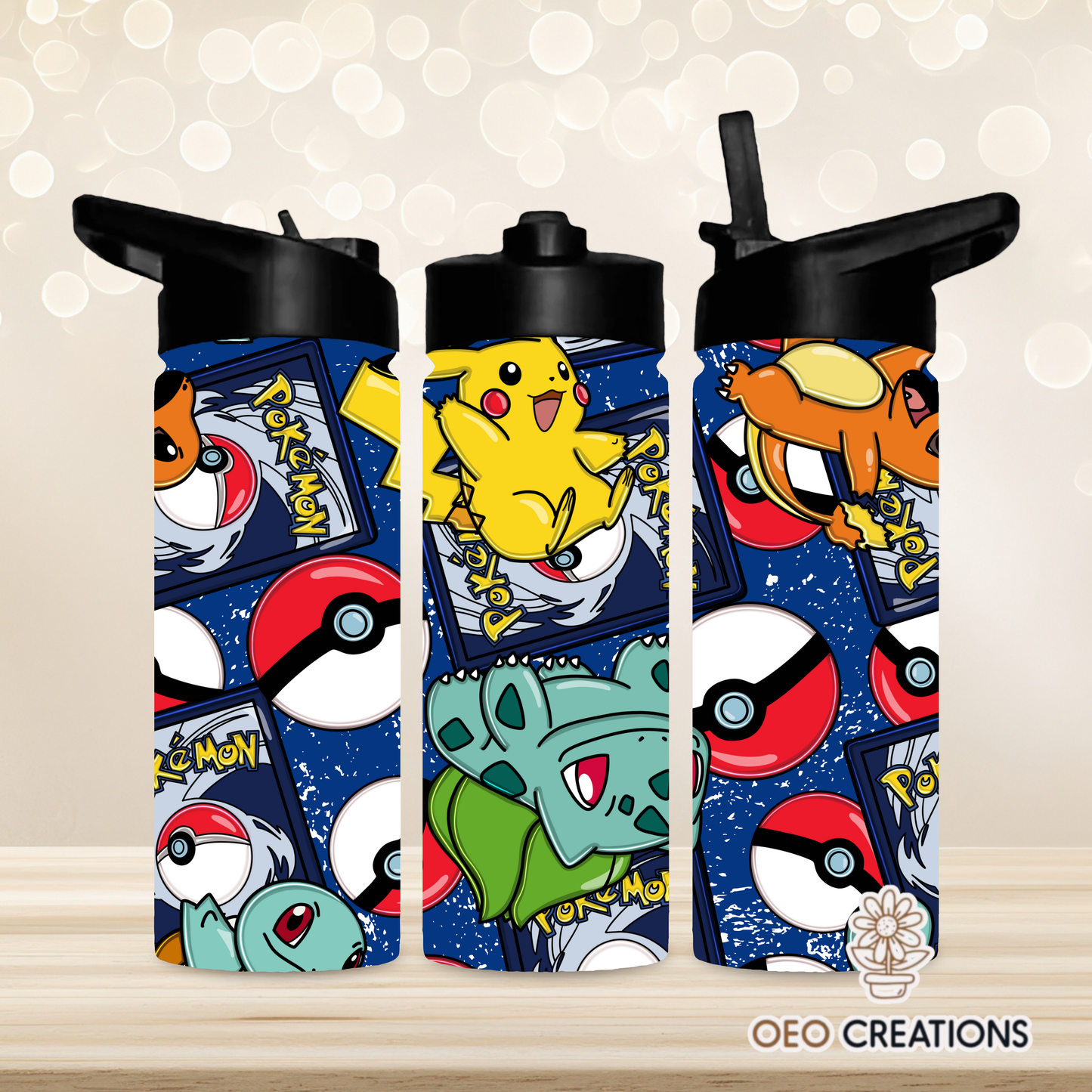 18oz Water Bottle Pokemon