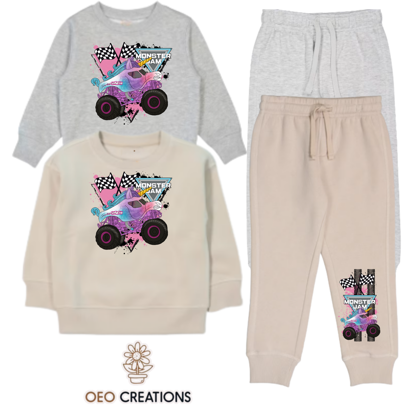 Sparkle Smash Flag Tracksuit Set