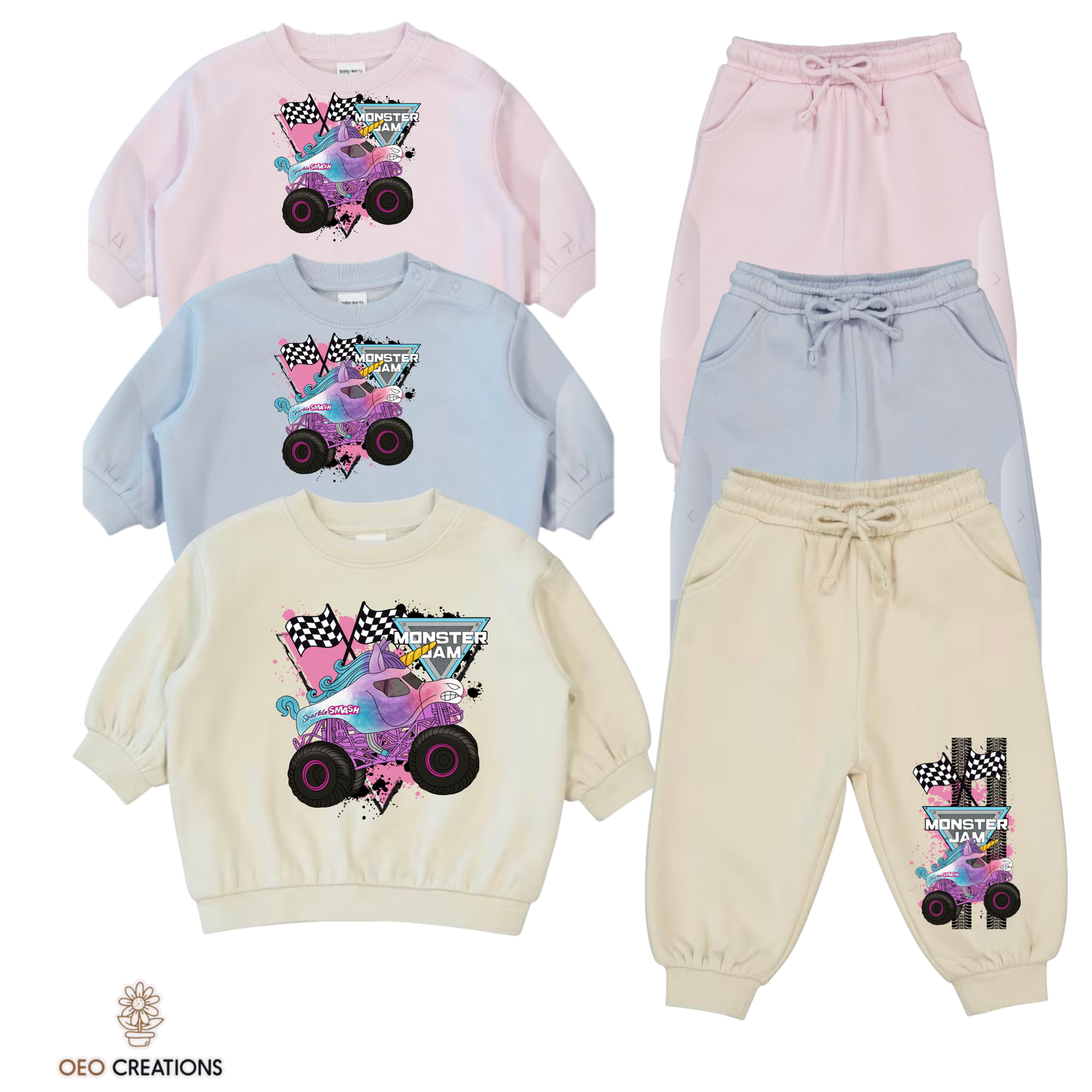 Sparkle Smash Flag Tracksuit Set